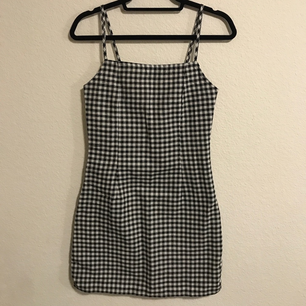 checkered dress